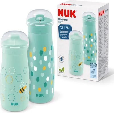 Produktbild von NUK Mini-Me Trinkflaschen Set, ab 9 Monaten, mint