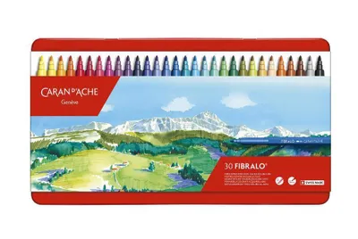 Obrázek produktu pro Fixy "Fibralo", 30 barev, CARAN D'ACHE 185.330
