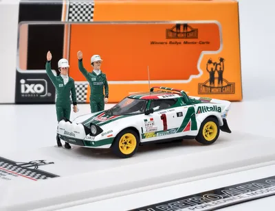 Immagine prodotto di Lancia Stratos HF #1 Alitalia Rallye Monte Carlo 1977 s figurkami IXO 1:43