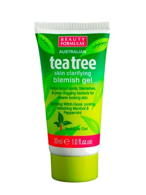 Produktbild von BEAUTY FORMULAS Tea Tree Haut Clarifying Blemish Gel Spot Treatment 30ml