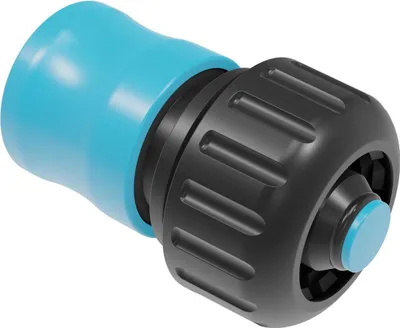 Image de raccord de tuyau 3/4' Raccord rapide Arrêt de l'eau Connecteur