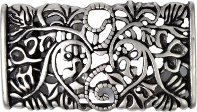 Produktbild von FRONHOFER Gürtelschnalle florales Muster in silber für Damen 3 cm