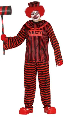 Produktbild von Psycho Horror Clown für Herren Gr. M - L, Größe:L