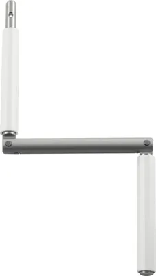 Produktbild von Gelenkkurbel HAUTAU, Aluminium einbrennlackiert RAL 9016, 1 Stk