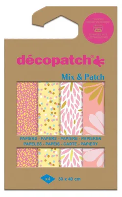 Zdjęcie produktu dla Décopatch DP036C, Papier artystyczny, 4 ark.