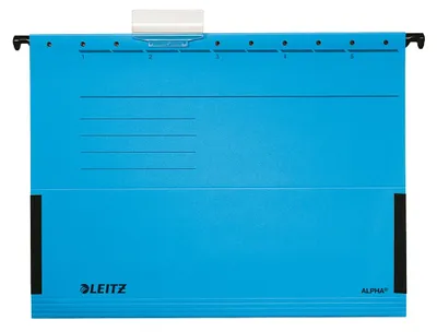 Immagine prodotto di LEITZ 1986-30-35 ALPHA A4 tasca sospesa con alamari blu