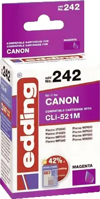 Image de Edding EDD-242 Canon CLI-521 M