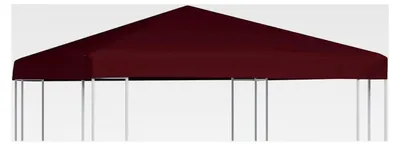 Produktbild von Pavillonabdeckung Bordeauxrot 3x3m - Sonnenschutz und regendicht