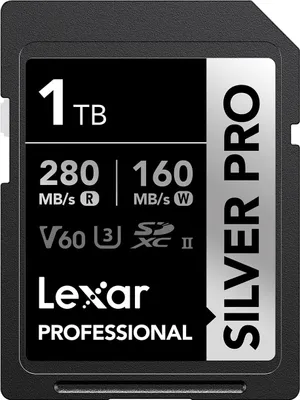 Produktbild von Lexar Silver PRO 1TB SD Karte – Höchste Geschwindigkeit für Profis