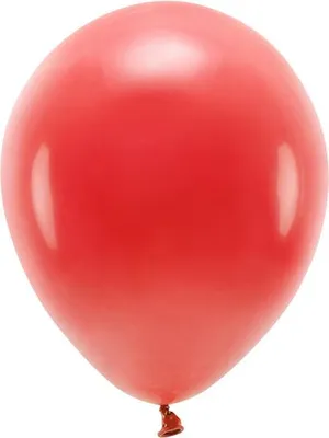 Produktbild von Öko-Luftballons 30cm pastell, rot (1 Packung / 100 Stück)