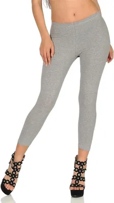 Obrázek produktu pro Dámské legíny 3/4 Capri se vzorem; Grey-Melted/S