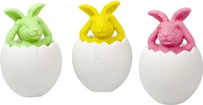 Image de Gomme pour figurines Lapin dans l'œuf assorti. 947666 Collection