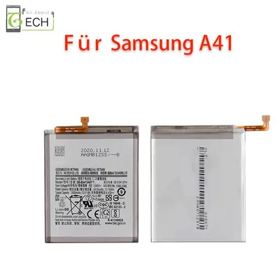 Produktbild von Ersatz Akku für Samsung Galaxy A41 A415F 3500 mAh Batterie  Battery Hochwertig