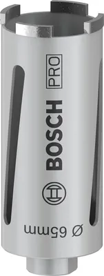 Image de Couronne de forage à sec Bosch PRO,65x150mm,G 1/2