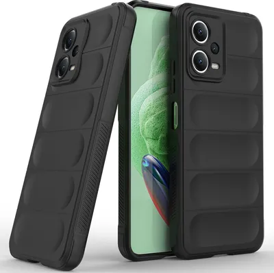 Produktbild von Redmi Note 12 5G Hülle, Weich TPU Silikon Stossfest Anti-rutsch Schutzhülle für Xiaomi Redmi Note 12 5G Schwarz