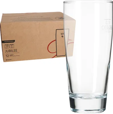 Produktbild von 12er Set Willibecher 0,2 L geeicht Bierglas Trinkglas Cocktails Drinks