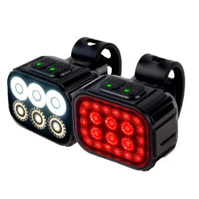Productafbeelding van R2B Fietsverlichting Set Voor en Achter - USB-C Oplaadbaar - LED
