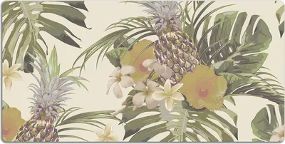 Produktbild von Schreibtischmatte Tischunterlage 120x60 cm Mauspad - Ananas