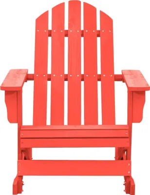 Produktbild von vidaXL Adirondack-Schaukelstuhl Massivholz Tanne Rot