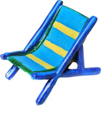Produktbild von Mini-Liegestuhl 5cm Deko Stuhl