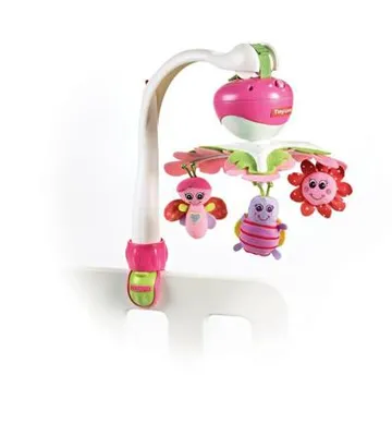 Zdjęcie produktu dla Tiny Love Take Along Mobile, 3 w 1 muzyczny przenośny zestaw elektryczny dla niemowląt, 0+ miesięcy, przenośne łóżeczko dziecięce, przenośny zestaw muzyczny, 3 złącza, 5 melodii, 30 minut ciągłej muzyki, Tiny Princess Tales