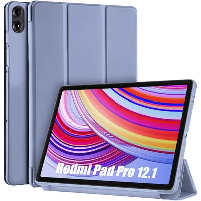 Image de Coque pour Xiaomi Redmi Pad Pro 12,1 Pouces, Protection Slim avec Fonction Support - Violet