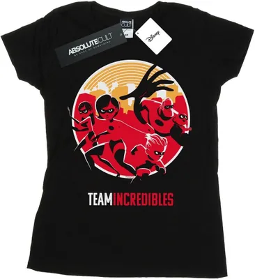 Produktbild von Disney - "Incredibles 2 Team Incredibles" T-Shirt für Damen BI35977 (L) (Schwarz)