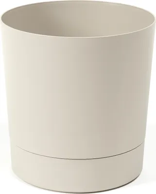 Produktbild von Lamela AURA Blumentopf mit Untersetzer, Ø 22,5cm, Creme