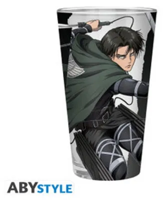 Produktbild von ATTACK ON TITAN - Großes Glas - 400ml - Levi S4