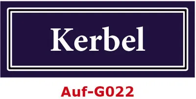 Produktbild von 100 Stück Gewürzaufkleber Kerbel 40x16mm Gewürzetiketten Sticker Lebensmittel (Auf-G022)