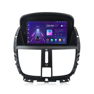 Obrázok produktu pre Zabudované navigačné jednotky 2+32G Android12 carplay GPS NAVI RDS SWC DAB Peugeot 207 2006-2015 WIFI