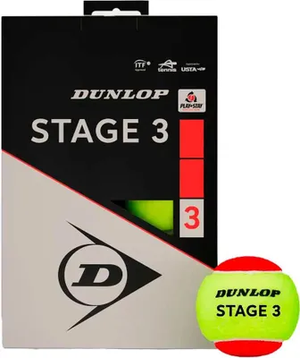 Produktbild von Dunlop Tb Stage 3 Red 8x12 Tennisballbox Durchsichtig 8 x 12 Balls Durchsichtig 8 x 12 Balls