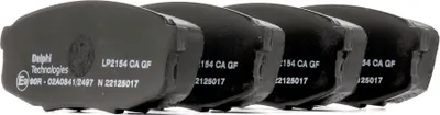 Produktbild von DELPHI Bremsbeläge Satz Hinten Bremsklötze für TOYOTA LAND CRUISER (VDJ20, UZJ20) LP2154