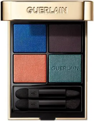 Produktbild von Guerlain Ombres G, Mystic Peacock, 4 Farben, Metallisch, Satin, Matte, Perleffekt, 6 g, Frauen, Palette