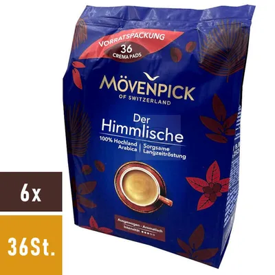 Produktbild von Mövenpick der Himmlische Koffie Pads 6x36Stk.