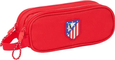 Obrázok produktu pre Dvojitý viacúčelový kufor Atlético Madrid červený 21 x 8 x 6 cm