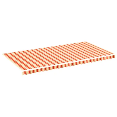 Zdjęcie produktu dla vidaXL Poszycie markizy żółto-pomarańczowe 6x3 m