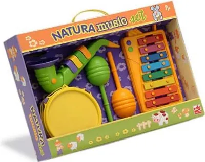 Produktbild von Set aus Xylophon, Tamburin, Saxophon und Maracas