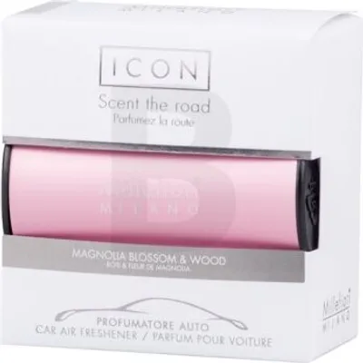 Immagine prodotto di Millefiori Milano Icon Car Air Freshener Magnolia Blossom & Wood Classic Pink