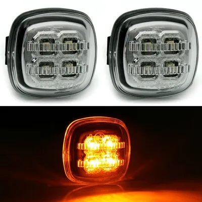 Für Audi A3 8L / A4 B5 2x LED Seitenblinker Blinker Set Chrom Smoke in der Farbe Chrom von AD TUNING GmbH & Co. KG