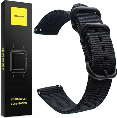 Obrázok produktu pre Spacecase Nato-Armband 22 mm schwarz