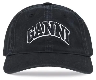 Produktbild von Ganni Hut aus Baumwolle in Schwarz