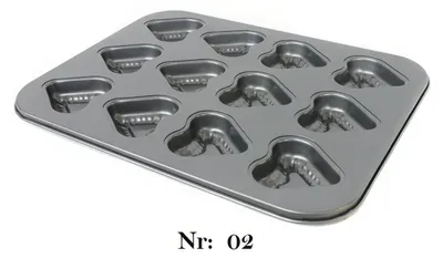 Produktbild von 2 stück Muffinform Backform Muffinförmchen Backblech Blechform Form 02