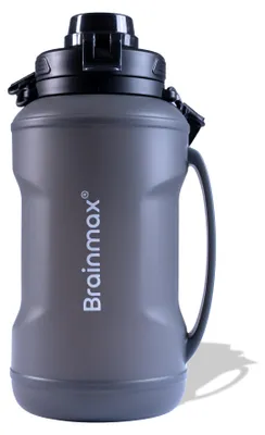 Productafbeelding van BrainMax drinkfles, siliconen waterfles, 2 liter