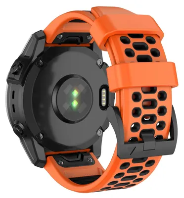 Productafbeelding van Vervangende Horlogeband voor Garmin Fenix 6X/7X/5X - 26mm Zacht Silicone