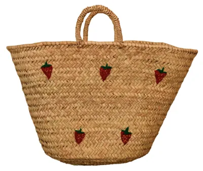 Produktbild von Korb Bestickte Erdbeeren
