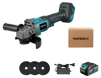 Obrázek produktu pro Úhlová bruska, bezkartáčový motor, otáčky 20 000 ot./min, 1 akumulátor