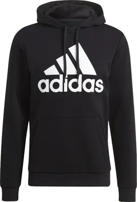 Produktbild von adidas Big Logo Kapuzenpullover Herren, Größe:L, Farbe:Schwarz