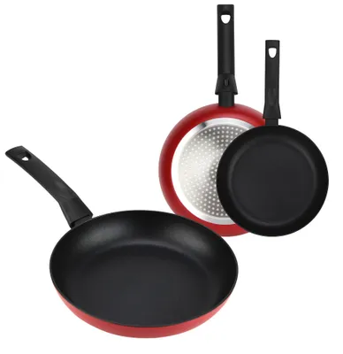 Produktbild von Bratpfannenset Induktion 20-24-28 cm Aluminium, Antihaftbeschichtung