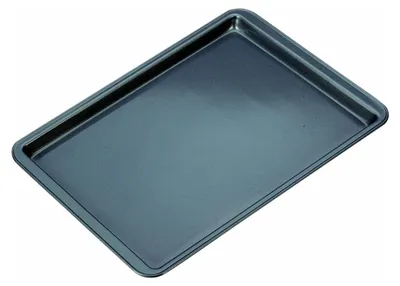 Backblech aus Kohlenstoffstahl, 41 x 27 cm, schwarz